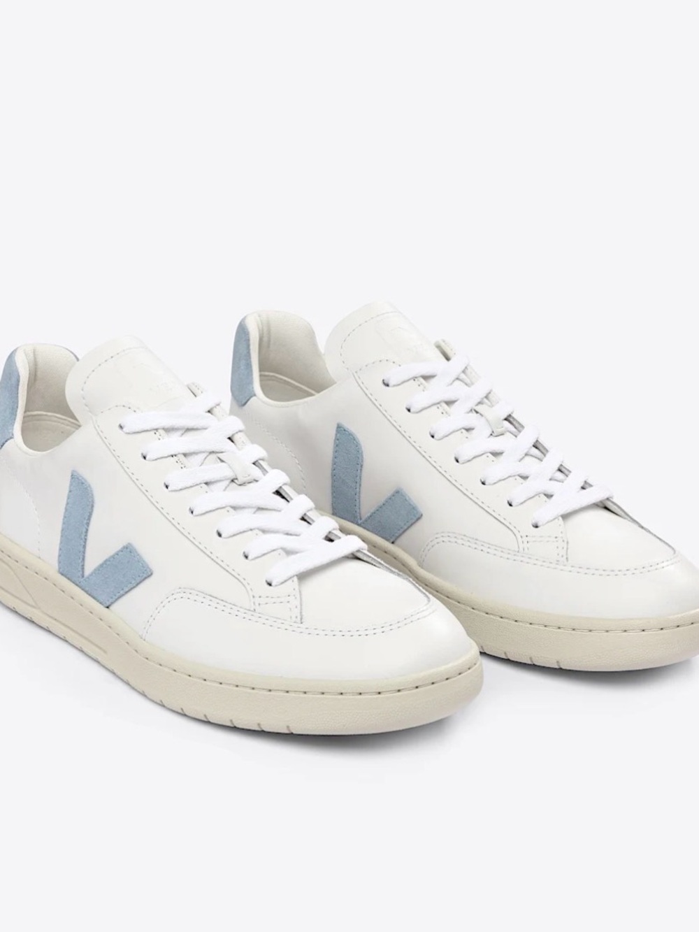 Veja White Leather Sneakers Size 8 NOVA JUTE VEJA X ICICLE JUTA WHITE